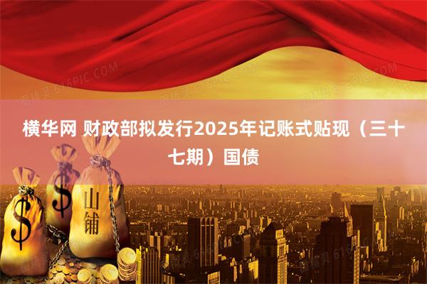 横华网 财政部拟发行2025年记账式贴现（三十七期）国债