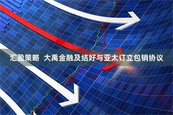 汇盈策略  大禹金融及结好与亚太订立包销协议